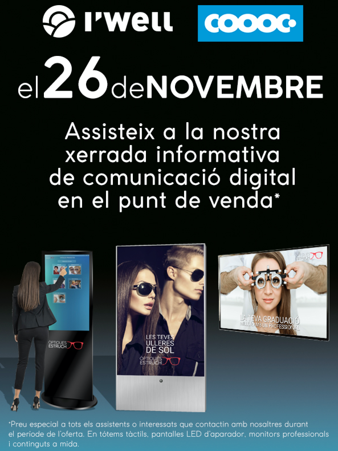 Vols millorar la teva òptica incorporant pantalles?